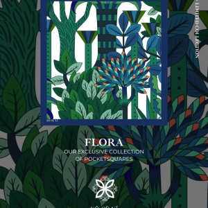 Flora Premium Silk Pocket Square