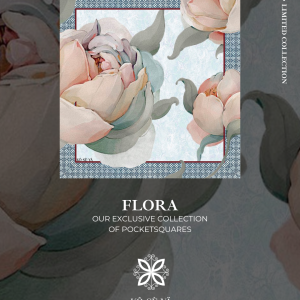 Flora Premium Silk Pocket Square