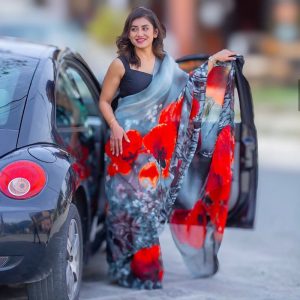 Aaradya Pure Satin Silk Saree