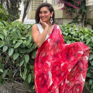 Isha Pure French Chiffon Silk Saree