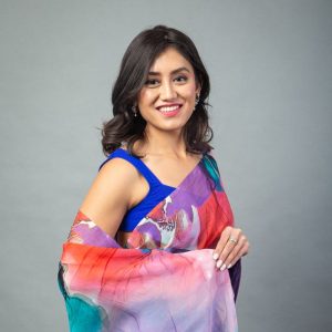 Sunset Pure Organza Silk Saree